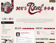 Tablet Screenshot of joesrealbbq.com